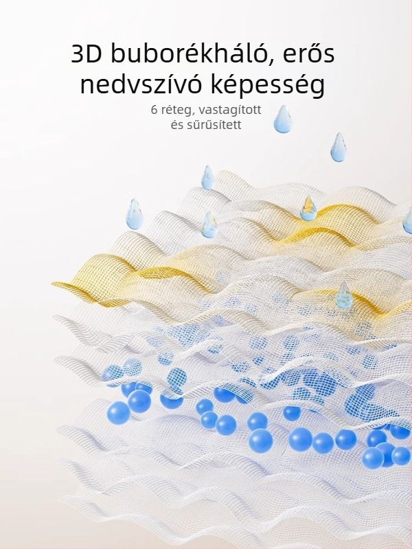 Baba nyálvédő — 100% pamut géz, nedvszívó, Cartoon minta, 0–3 év, uniszex