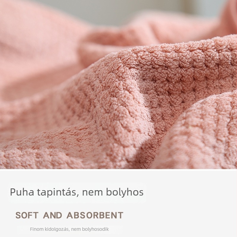 Baba fürdőlepedő - korall fleece, 200–300 g, hímzett és vágott szálas felület, egyszínű minta, testreszabható