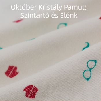 October Crystal Triangle Bib - Pamut, Uniszex, Újszülötteknek