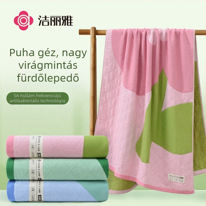 Baba háromréteg géz fürdőlepedő, 50% pamut / 50% viszkóz, 32 szál, felvarrt szélek, 200–300 g