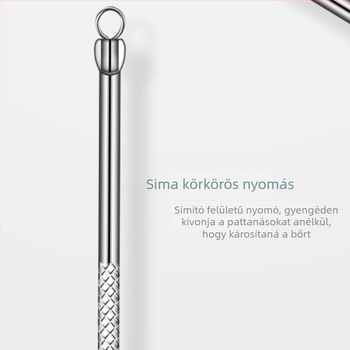 Rozsdamentes acél akne eltávolító eszközök készlet általános használatra