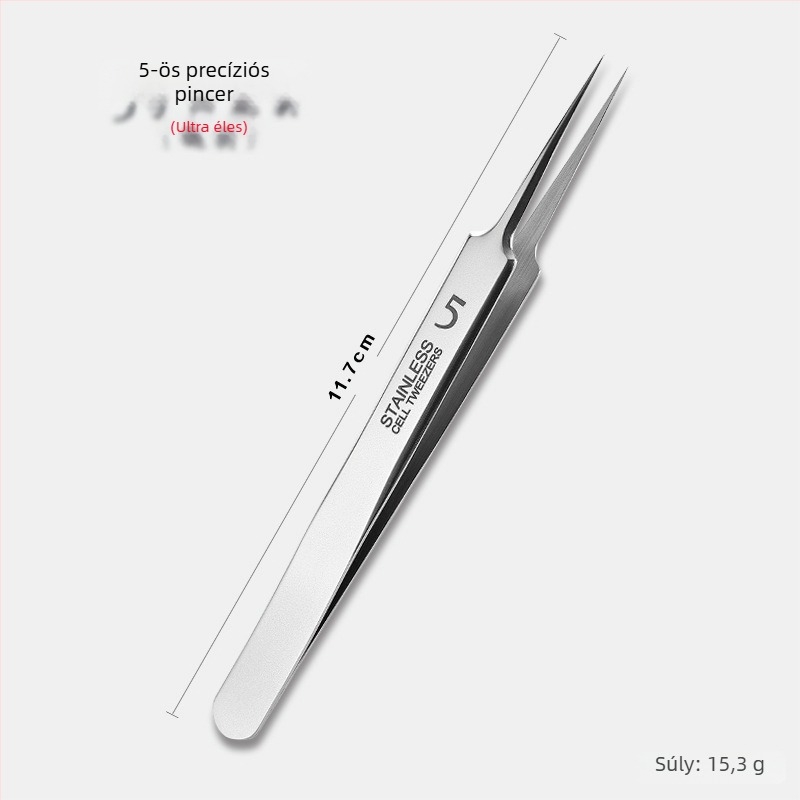 Pattanáskivonó készlet – rozsdamentes acél, ultraéles hegyek, komedónok eltávolítása, Daisy márka, 2 év szavatosság