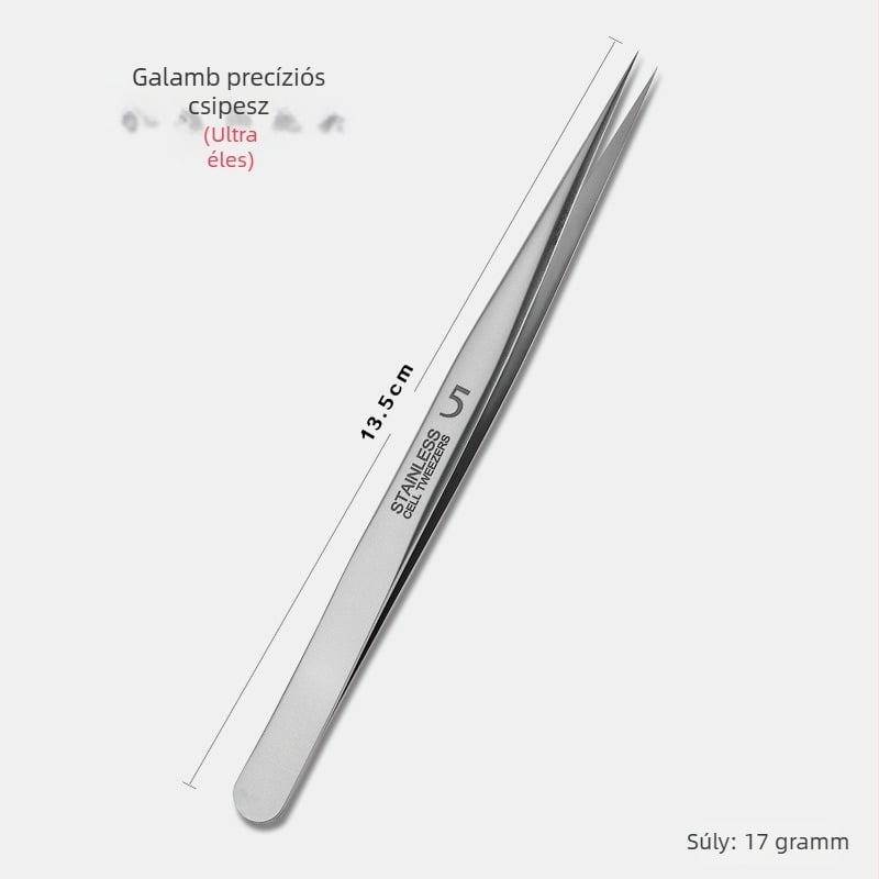 Pattanáskivonó készlet – rozsdamentes acél, ultraéles hegyek, komedónok eltávolítása, Daisy márka, 2 év szavatosság