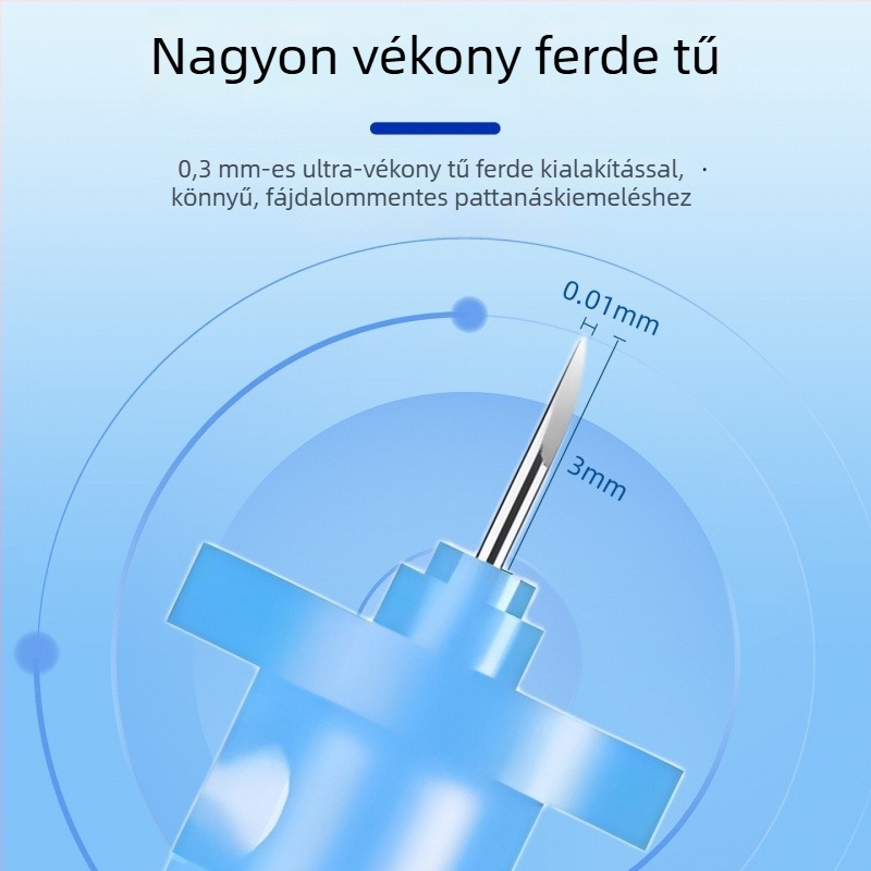 Akne-kiemelő tű, egyszer használatos, rozsdamentes acélból, termékkód z7NAR7rA, márka Egyéb