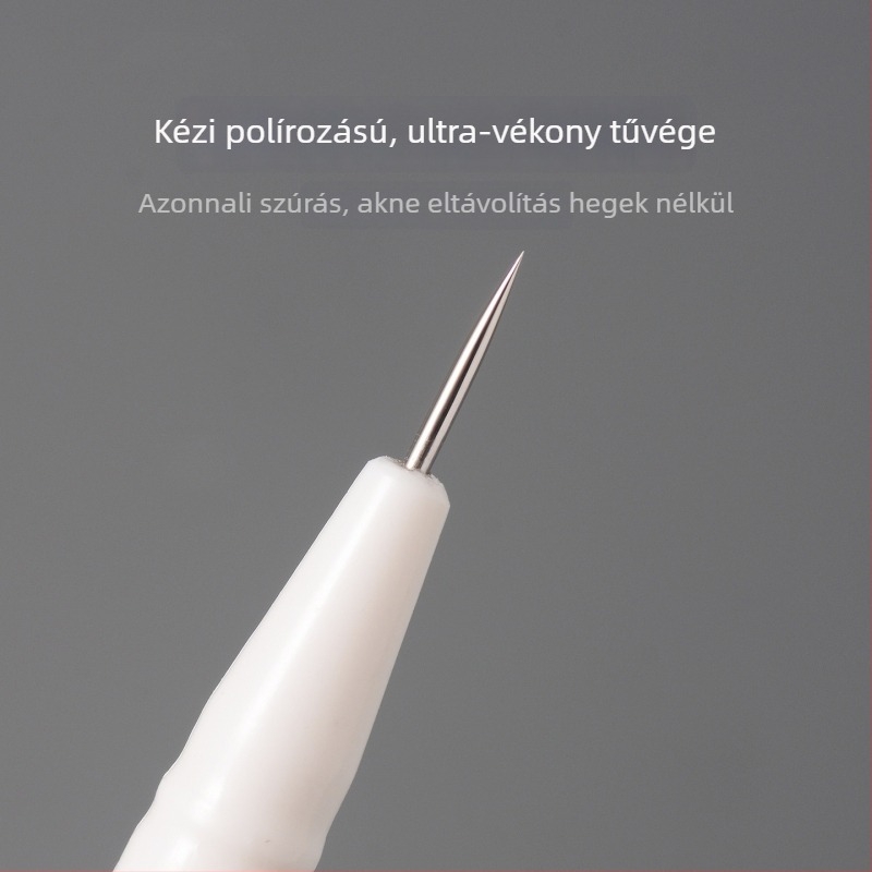 VEEJAGA Rozsdamentes acél pattanáskinyerő eszköz fekete pontok és pattanások eltávolítására