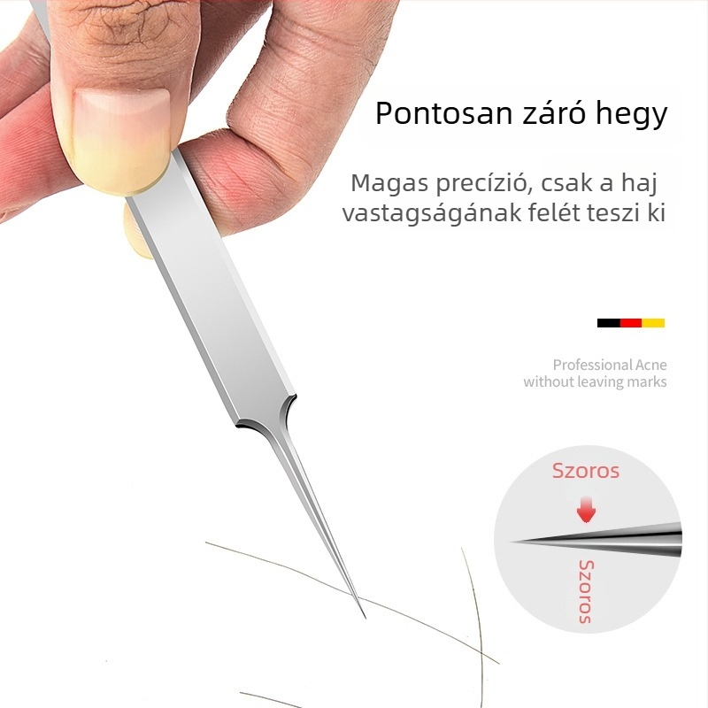 Rozsdamentes pattanáscsipesz – szépségápolási eszköz, márka Other, kategória: Szépségápolási eszközök, importálás: Nem