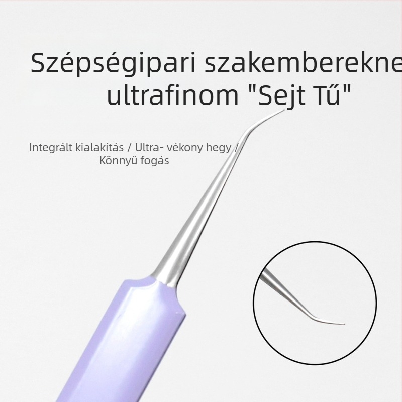 Etude 2 darabos acné tű készlet, rozsdamentes acélból, arctisztító eszköz