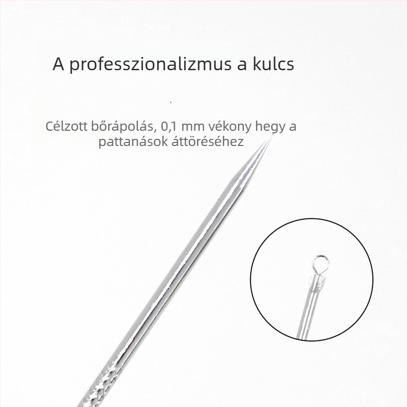 Etude 2 darabos acné tű készlet, rozsdamentes acélból, arctisztító eszköz