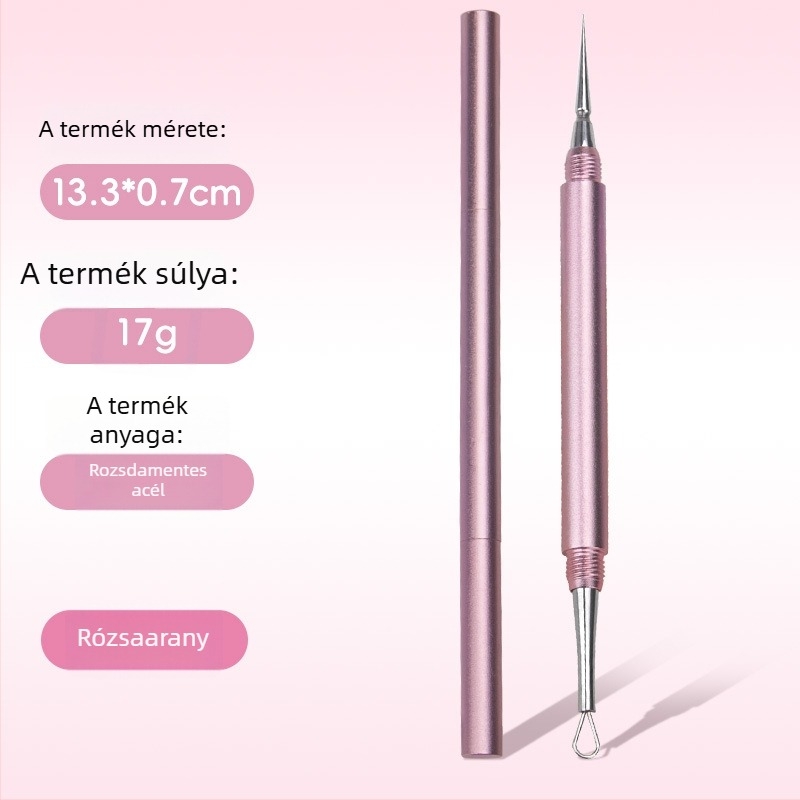 Yiliren Rozsdamentes acél pattanás tű – Orvosi minőség, egyszer használatos, rendkívül precíz a fekete pöttyök és pattanások eltávolításához