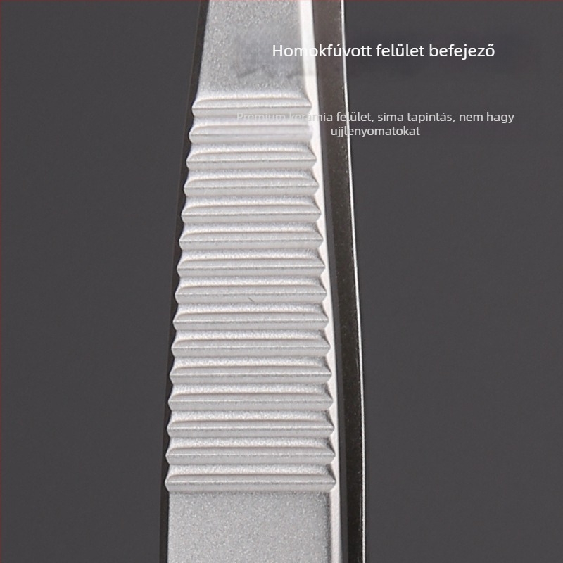 Rozsdamentes acél csipesz pattanások és mitesszerek ellen – Medium Tweezers márka, nem importált, mindennapi használatra