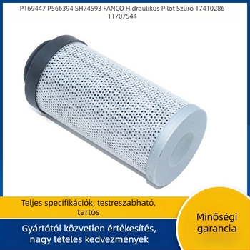 Qiao qing által gyártott Volvo teherautóhoz való hidraulikus pilóta szűrőelem; nagy szennyezőanyag-tartalom; magas szennyezettség; szűrőanyag