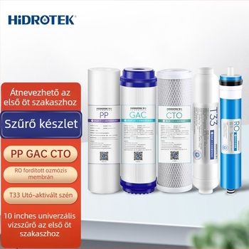 Víztisztító szűrőelem, PP pamut, szűrés, fizikai szűrés, HIDROTEK/Diamond