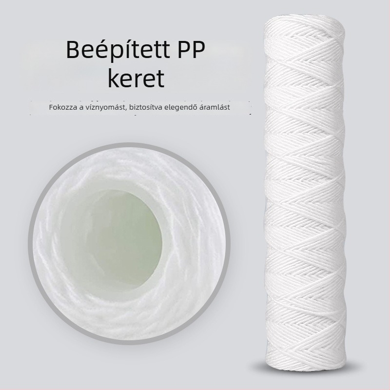 Dróttekercses szűrőelem vízszűrésre, elektroplating iparban, szűrési pontosság 1-100