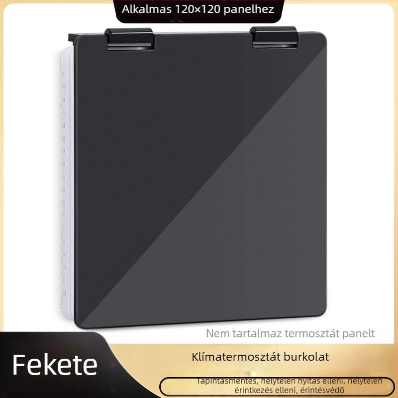 Központi klímaberendezés árnyékoló paneljének védőfedél kapcsoló dobozhoz és termosztáthoz — védelem véletlen érintés ellen, fürdőszobai fröccsenés elleni védelem
