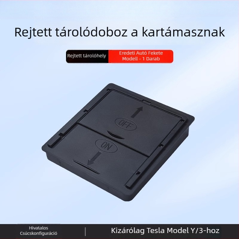 Tesla Model Y központi konzol karfa tárolórekesz módosító kiegészítők – privát rekesz