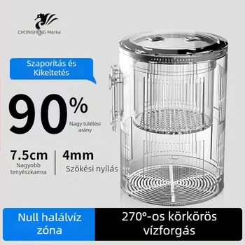 Úszó akril inkubáló doboz szaporodási izolációhoz