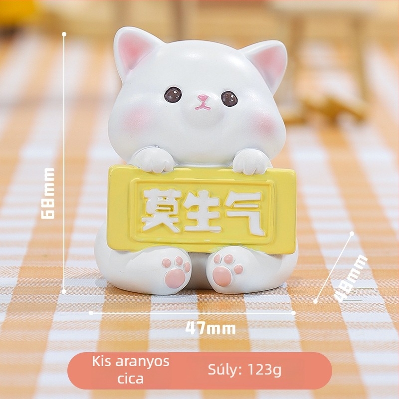 Gyanta karikatúra asztali figurka – BABY STORY, IP: Happy Tons, Művészeti alkotás, Születésnapi ajándék