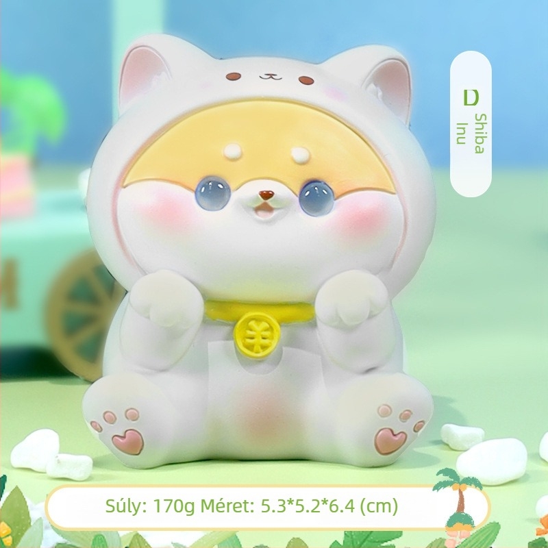 Gyanta karikatúra asztali figurka – BABY STORY, IP: Happy Tons, Művészeti alkotás, Születésnapi ajándék