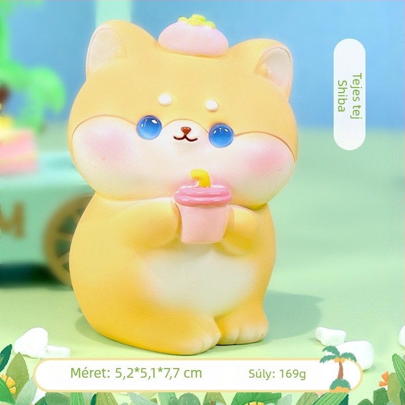 Gyanta karikatúra asztali figurka – BABY STORY, IP: Happy Tons, Művészeti alkotás, Születésnapi ajándék