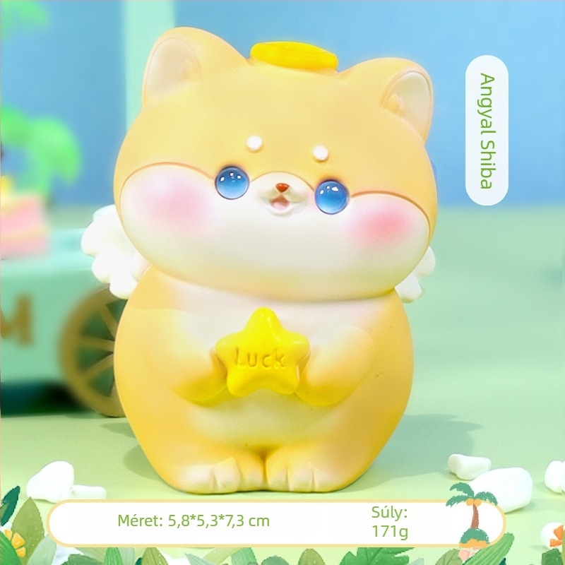 Gyanta karikatúra asztali figurka – BABY STORY, IP: Happy Tons, Művészeti alkotás, Születésnapi ajándék