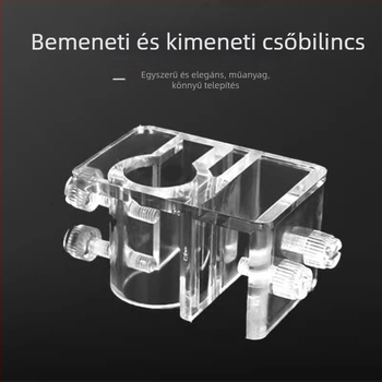 Akrilból készült akváriumi bemeneti/kimeneti vízcső rögzítő keret – etetőcső klipek, Mu Fan, felszerelés akváriumhoz