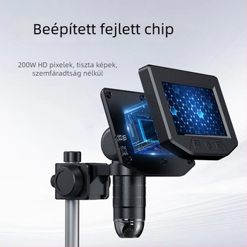 Beépített kijelzős digitális mikroszkóp, ZCF márka, elektronikai felhasználás, licencelhető magáncímke