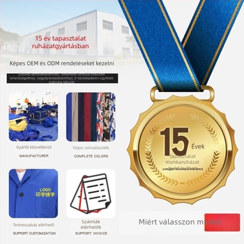 Férfi munkaruha kabát kamuflázzal, antifouling és dekonaminációs funkcióval, külső poliészter anyag és vegyi rostok keveréke, négy évszakos viselet gyárak és raktárak számára