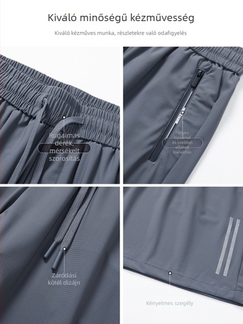Laza szabású nejlon rövidnadrág, 81% nejlon, 19% spandex, nyári modell 2025