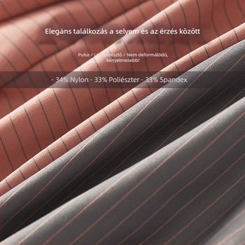 Férfi boxeralsó nylonból, középmagasságú derék, minta: csíkos/kockás, kötött