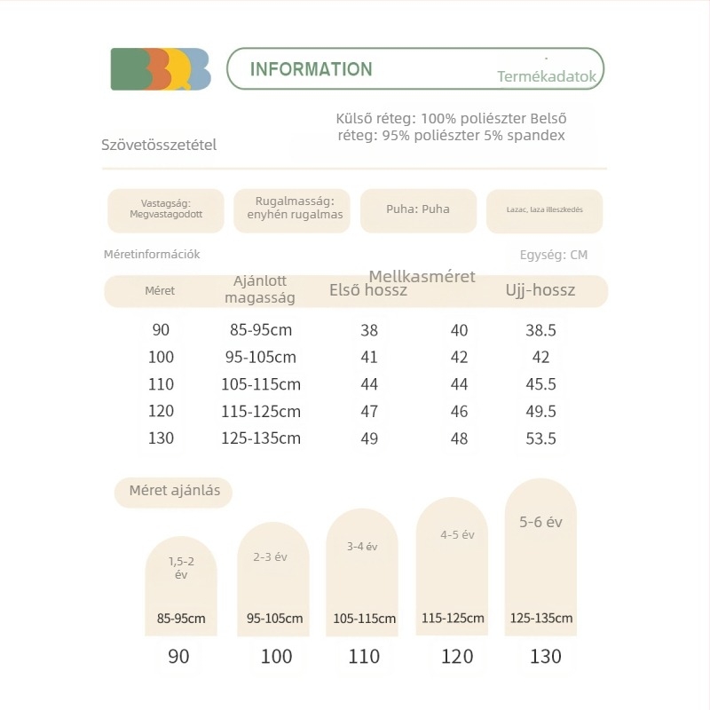 Gyerekek téli vastagított kabát álló gallérral, cipzárral, karikatúra mintával