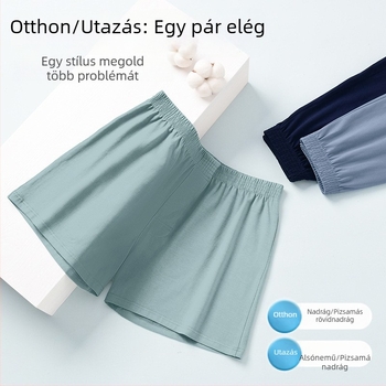 Férfi pamut boxer alsó, laza szabás, középmagas derekú, kötött anyag, 90–95% pamut.