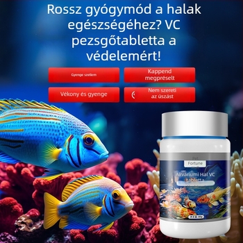 Díszhal vitamintabletták – Chongfutang, 80 g, akváriumi berendezés