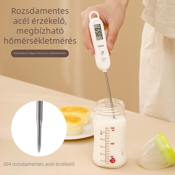 FaSoLa Vízhőmérő élelmiszer-szondával — konyhai használatra, testreszabható