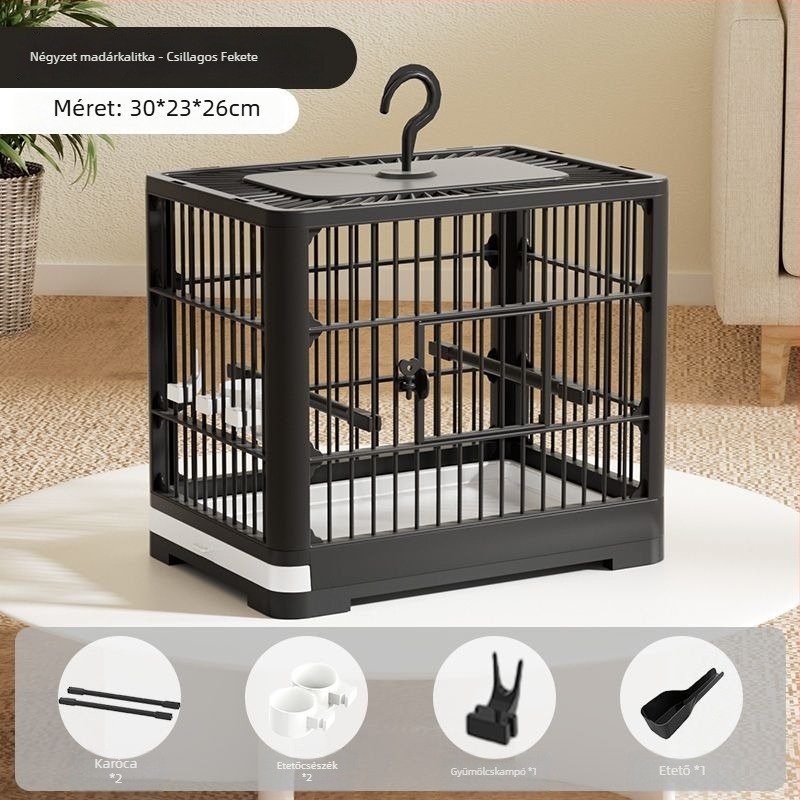 Műanyag madárketrec, nem importált, (licenc nélküli magánmárkával)