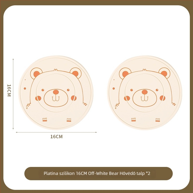 Szilikon hőszigetelő étkezők alátét – kör alakú, modern minimalista stílus, prémium minőség