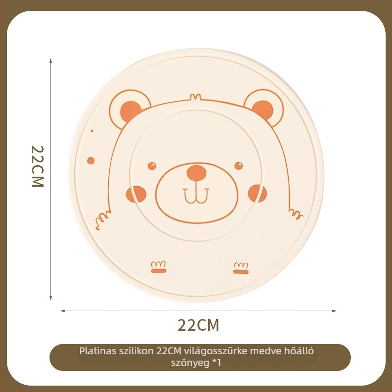 Szilikon hőszigetelő étkezők alátét – kör alakú, modern minimalista stílus, prémium minőség