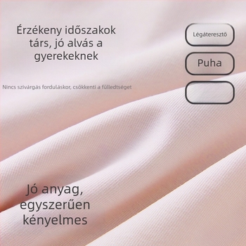 Tinédzser lányok menstruációs alsóneműje – Cartoon mintás, fő anyag 46% pamut, 5% spandex a gáttáji részen, középmagas derekú, 13–18 éveseknek