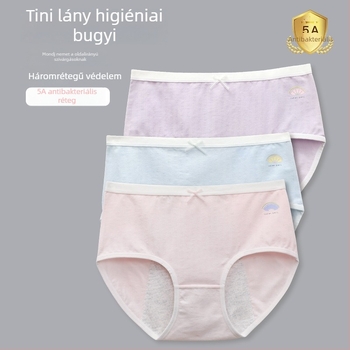 Menstruációs bugyi szivárgásmentes, antibakteriális védelemmel – középmagas derekú, fő anyag Modal 46%, lágyéktáji belső rész 100% pamut