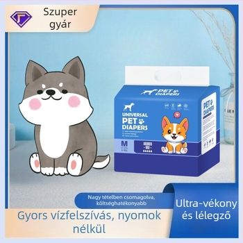 Linpeng kutya menstruációs nadrág – pamut alapú, nem szövött anyagú, univerzális illeszkedés, 60 darab.