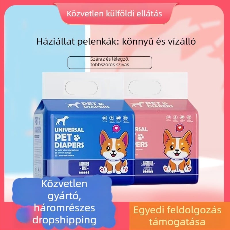 Linpeng kutya menstruációs nadrág – pamut alapú, nem szövött anyagú, univerzális illeszkedés, 60 darab.