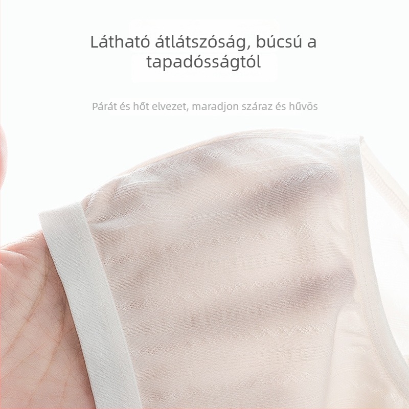 Női menstruációs alsónemű, antibakteriális és szivárgás elleni, Modal anyag 46%, ágyéki bélés 75% pamut, varrat nélküli