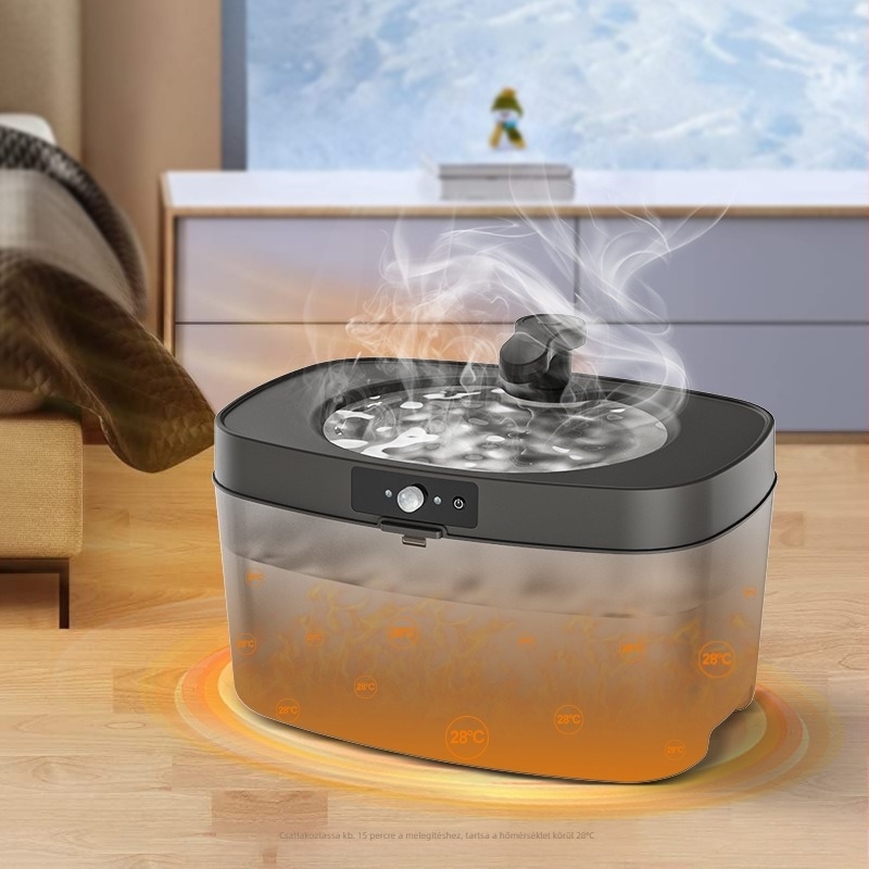 Háziállatok számára vízadagoló szűrővel, csendes, nagy kapacitású, levehető, macskák és kutyák számára