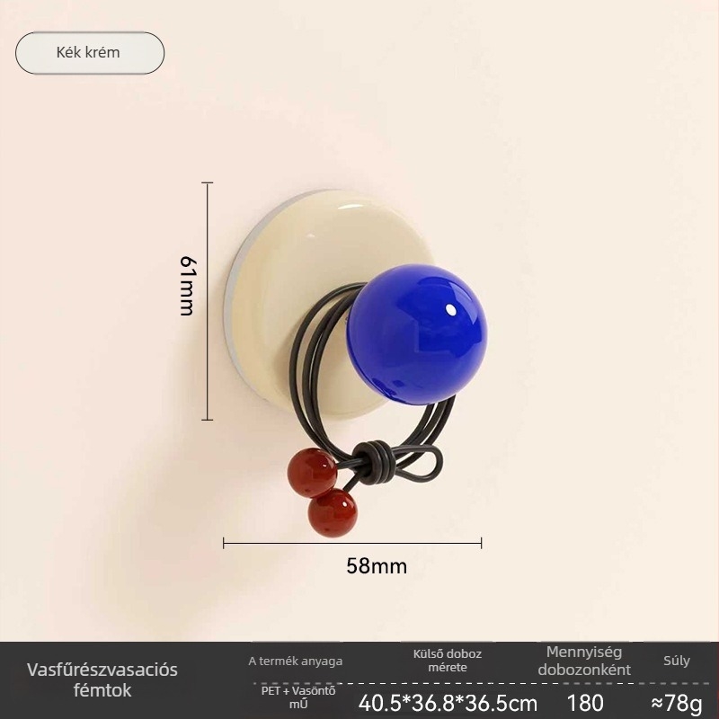 Szívócsészés ajtófogantyú – PET+ABS, modell YM.7242, gömbölyű kialakítás, fúrás nélküli telepítés, alkalmas csúszóajtókhoz és szekrényekhez