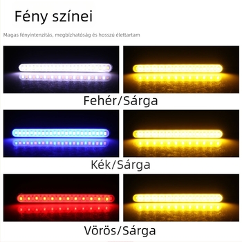 LED két színű, folyó víz effektus irányjelző és rendszámtábla világítás elektromos motorkerékpárokhoz – motor269 modell, 12V