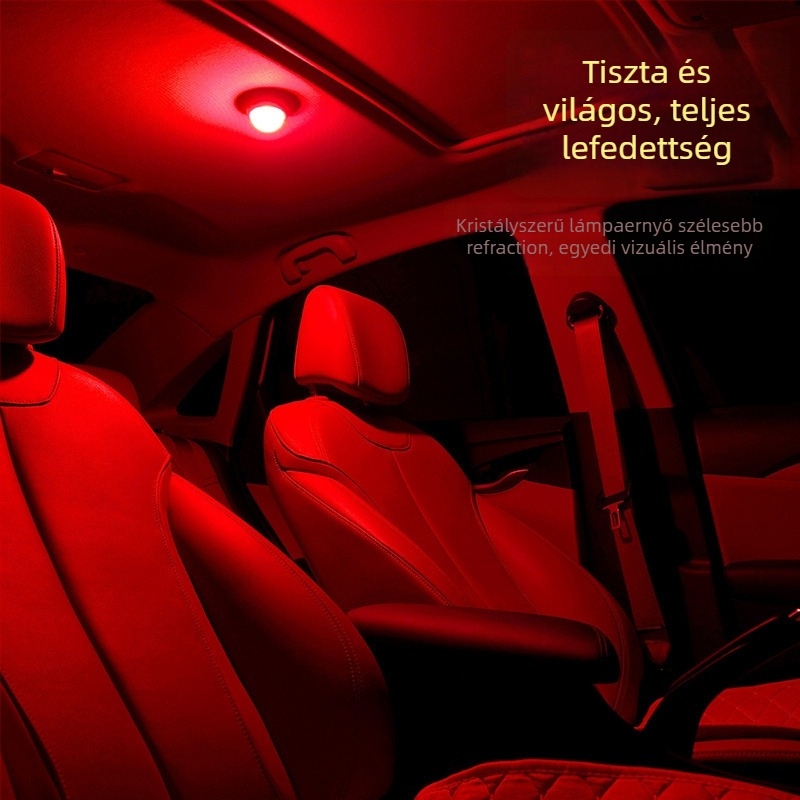 Autó LED mennyezeti lámpa, vezeték nélküli belső olvasólámpa mágneses rögzítéssel, univerzális kompatibilitás, LED fényforrás, teljesítmény 3, hosszú élettartam