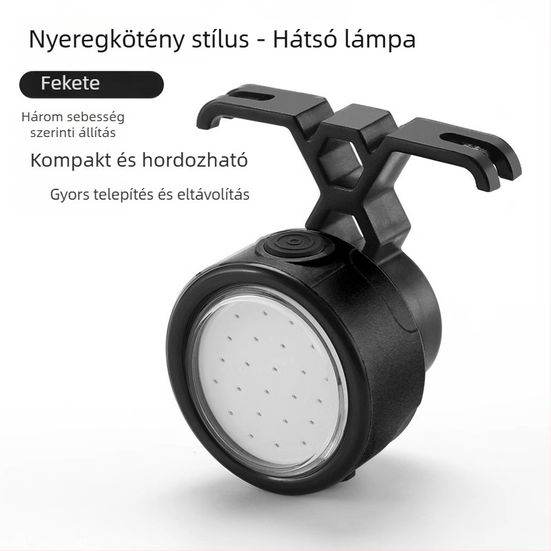 Kerékpár elő- és hátsó lámpa készlet – kompatibil hegyikerékpárhoz és országúti kerékpárokhoz, LED éjszakai világítás, kerékpár kiegészítők