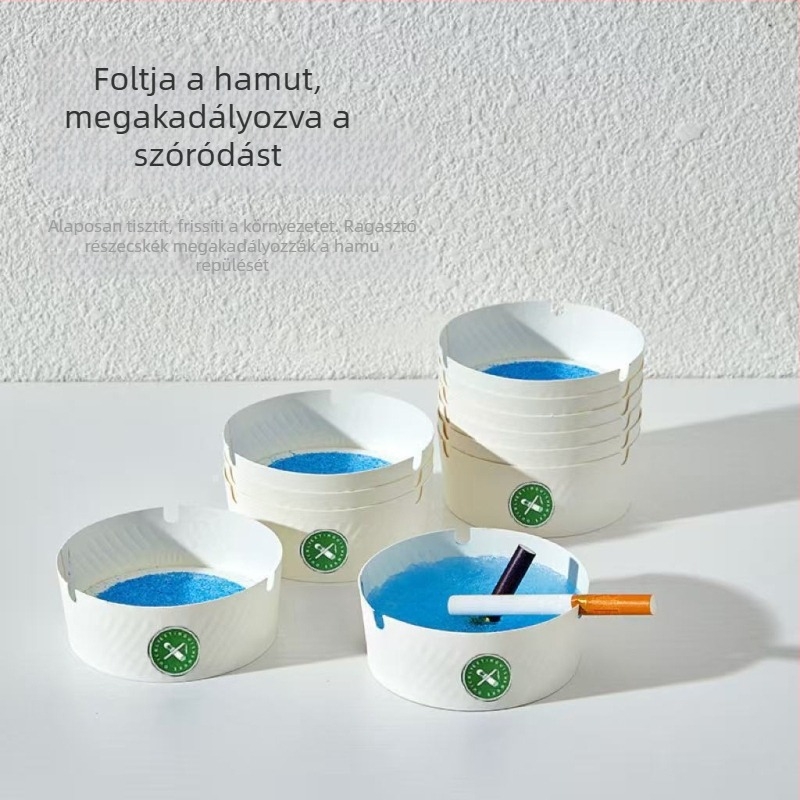 Egyszer használatos papírból készült hamutál autóhoz, 100 g, első osztályú, biomimikus gyártási folyamat