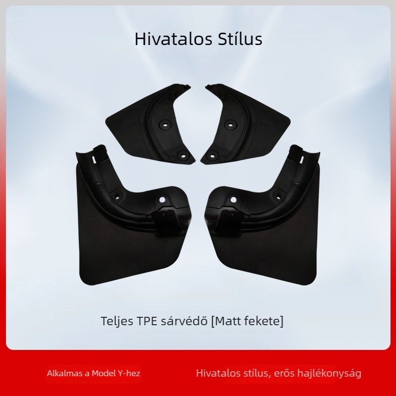 Tesla Model Y első OEM sárvédő – Új verzió, TPE anyag