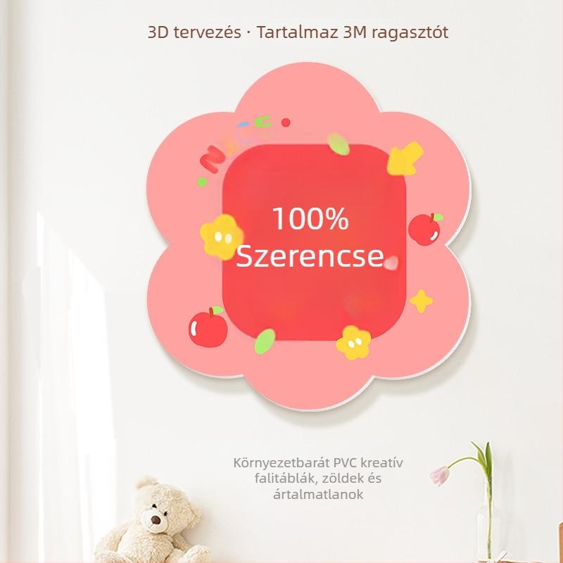 3D falmatrica dekoráció üdvözlő feliratokkal, PVC, több mint 5 darab, univerzális terület, modern minimalist stílus