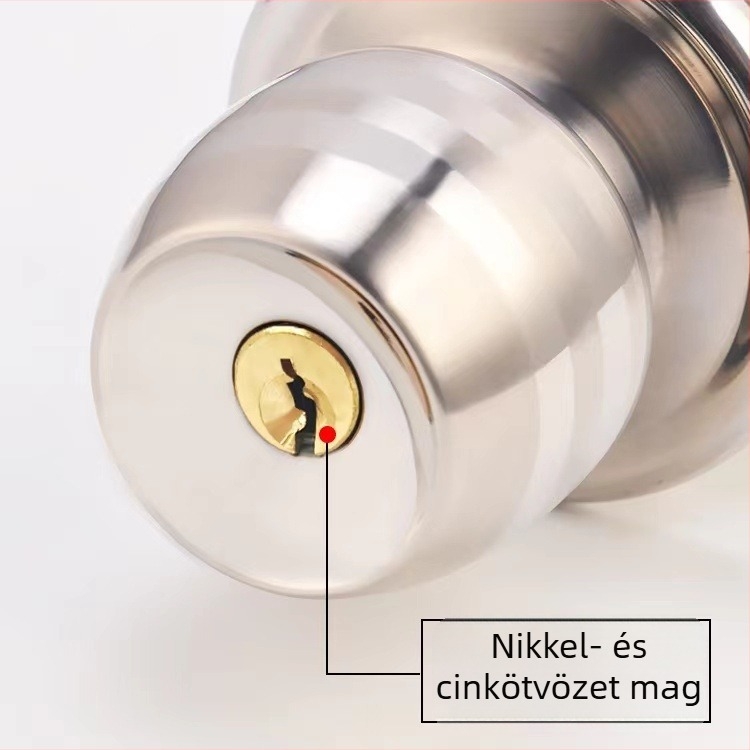 Ball lock belső ajtózár, multifunkcionális, vasból, modell 5831, modern stílus